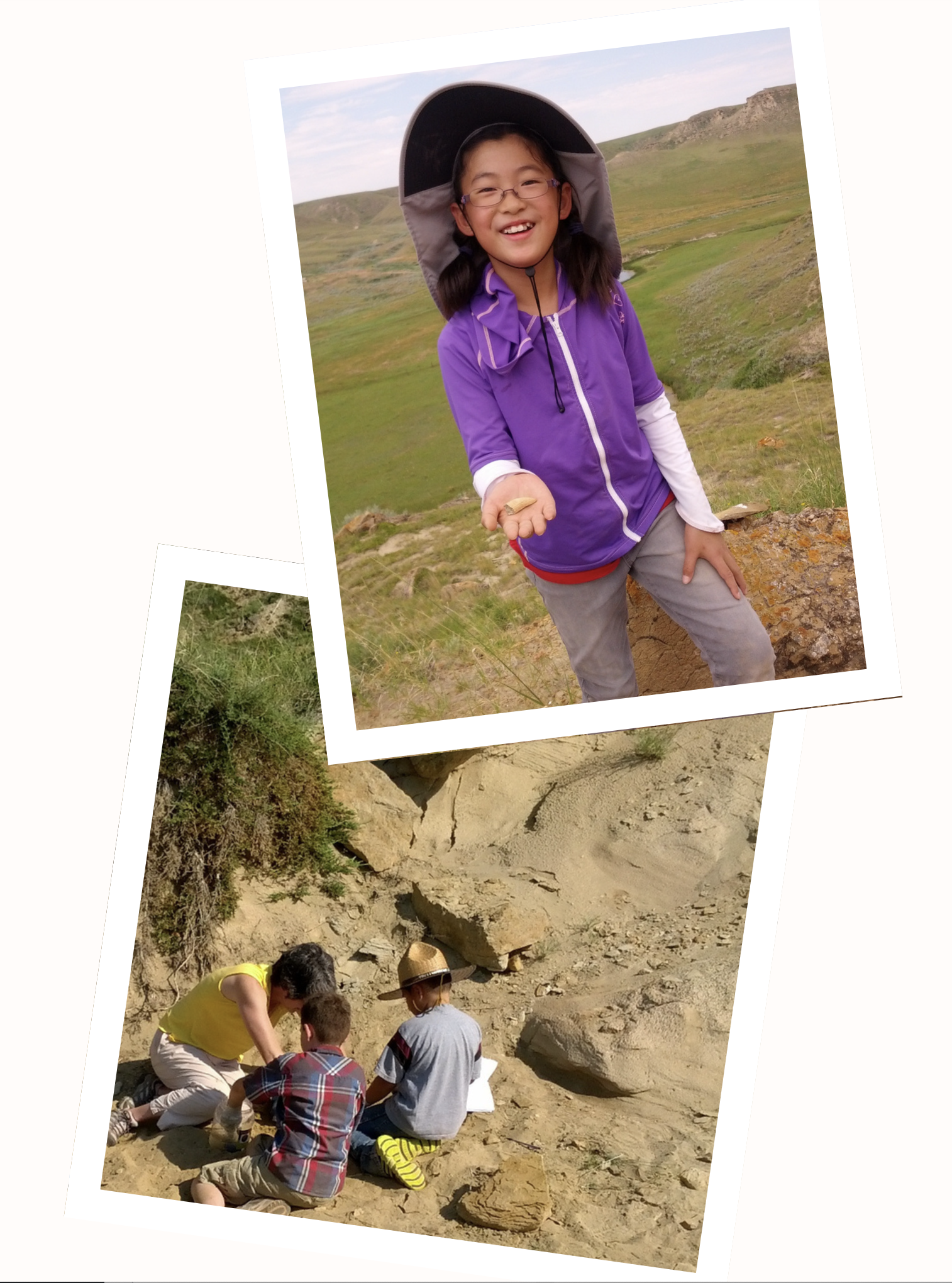 kids digging dinos in montana